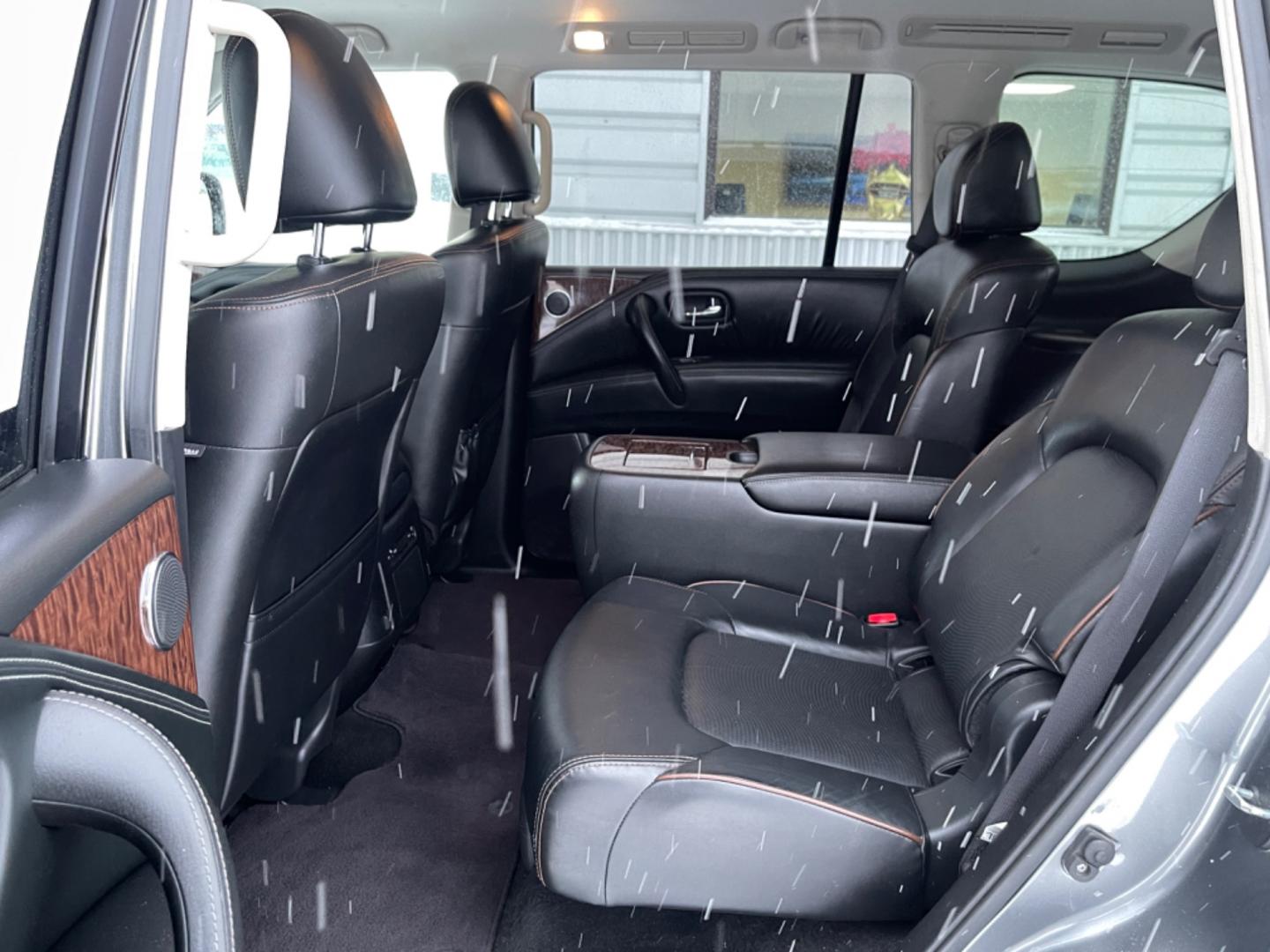 2020 Gray /black leather Nissan Armada SL AWD (JN8AY2NCXL9) with an 5.6L V8 DOHC 32V engine, 7A transmission, located at 1960 Industrial Drive, Wasilla, 99654, (907) 274-2277, 61.573475, -149.400146 - Photo#11